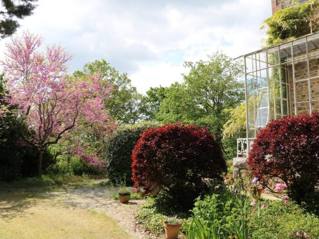 parc autour du manoir pour un séjour reposant en chambre d'hôtes de charme